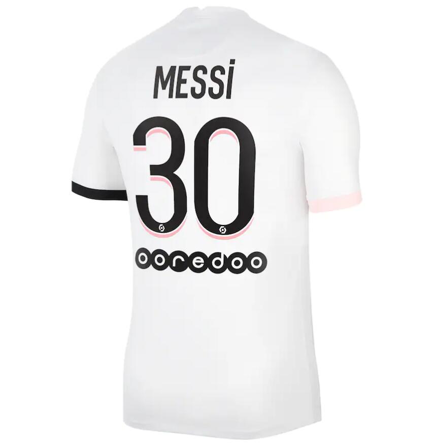 Player Version 2021/22 Maillot PSG Domicile Away Kit Soccer Jersey Messi #30 printing